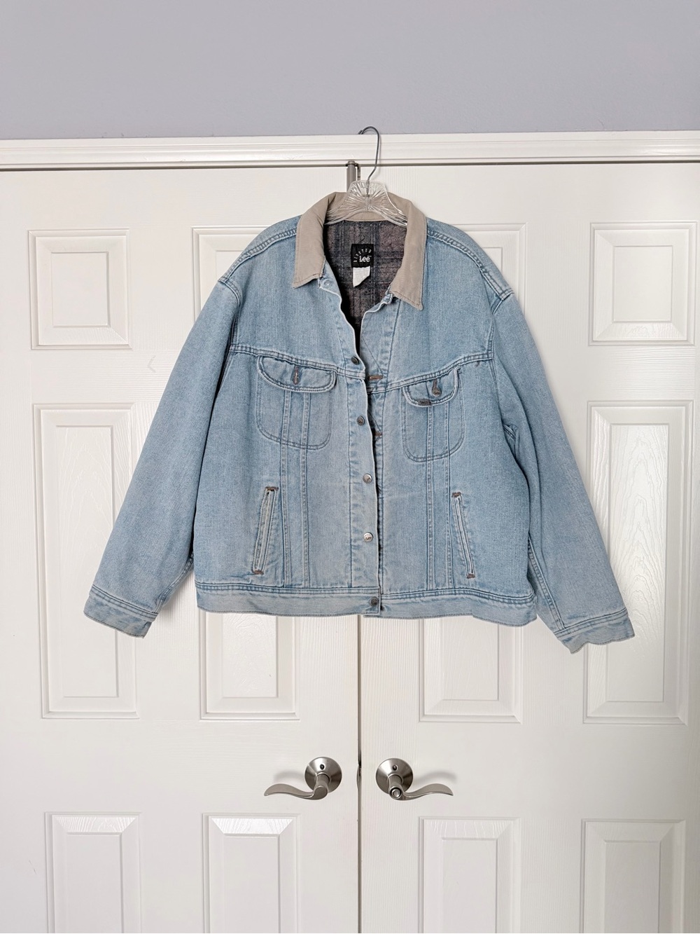 Vintage Lee Riveted Denim Trucker Jacket